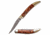 Elk Ridge ER-952BR Manual Folding Knife, 2.25in, 3CR13 Stainless Steel, Toothpick, Steel Blade, Nickle/Resin, ER-952BR