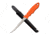 Elk Ridge Fillet Fixed Blade Knive, 6 in, 5Cr15 Stainless Steel, Orange, ER-200-06OR