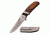 Elk Ridge Folding Blade, 3.5in, Stainless Steel Blade, Brown Pakkawood Handle ER-A167PW