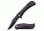 Elk Ridge Folding Blade, 3.75in, Stainless Steel Blade, Black Pakkawood Handle ER-A009BK