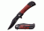 Elk Ridge Folding Blade, 3.75in, Stainless Steel Blade, Brown Pakkawood Handle ER-A009BW
