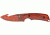 Elk Ridge Guthook Hunter Fixed Blade Knife 3.5in, 3.5in, Guthook Blade, Red Camo Aluminum Handle ER116RC