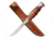 Elk Ridge Outskirt Fixed Blade Skinner Knife, 8Cr13 Stainless Steel, Drop Point, Brown, ER-200-31LBR