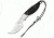 Elk Ridge Professional Fixed Blade Knife, Black EP002BK
