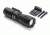 Mini-Cqb Modular Weaponlight,Black,375 Lumens w/Rotary Tailcap,M1913 Rail Attachment