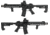 EMG Falkor AR-15 Training Weapon M4 Airsoft AEG Rifle, Blitz SBR, Black, Large, FD-B-B