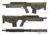 EMG Kel-Tec Licensed RDB17 Airsoft Bullpup AEG Rifle, OD Green, Kel Tec RDB OD