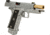 EMG Salient Arms International 2011 DS Airsoft Training Weapon, 4.3 w/Green Gas Mag, 30 Round, Silver, SA-DS0201 4.3 GG