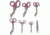 EMI Think Pink Iris Scissors, Pink 724