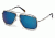 Emilio Pucci EP0003 Sunglasses - Turquoise Frame Color, Blue Mirror Lens Color