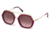 Emilio Pucci EP0014 Sunglasses - Pink Frame Color, Gradient Bordeaux Lens Color