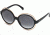 Emilio Pucci EP0055 Sunglasses - Shiny Black Frame Color, Gradient Smoke Lens Color