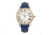 Empress Xenia Automatic Leather-Band Watch, Blue, EMPEM2602