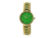 Empress Womens Catherine Automatic Hammered Dial Bracelet Watch, Green/Gold EMPEM1903
