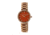 Empress Womens Catherine Automatic Hammered Dial Bracelet Watch, Orange/Rose Gold EMPEM1904