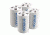 Eneloop D Cell Spacer AA Battery Converters - 4 Pack, White, BQ-BS1E4SA