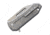 EOS Orca S Framelock CF Folding Knife, 3in Stonewash Cpm S35Vn SS Modified Tanto Blade, Pocket Clip, Carbon Fiber Front Handle With Stonewash Titanium Back Handle, ORCA-CF
