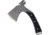 EOS Shorty Axe D2, 11in Overall, 6.63in Axe Head With 3.75in Cutting Edge, Black G10 Handle, Cnc Milled From One Piece Of D2 Steel, Carbon Fiber Sheath, SHORTY