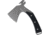 EOS Shorty Mini Axe D2, 7.75in Overall, 4.75in Axe Head With 2.63in Cutting Edge, Black G10 Handle, Cnc Milled From One Piece Of D2 Steel, Carbon Fiber Sheath, SHORTY-S