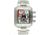 Equipe E403 Big Block Mens Watch - Silver Housing and Bracelet, White Dial