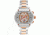Equipe E720 Dash Watches - Men's - 48mm Case, Quartz Movement, Silver/Rose Gold/Silver, One Size, EQUE720