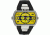 Equipe E917 Dash Xxl Mens Watch - Silver Bezel, Yellow Dial w/ Black Circle