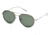 Ermenegildo Zegna EZ0053 Sunglasses - Shiny Light Ruthenium Frame Color, Green Lens Color