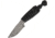 Esee Damascus Izula Black Paracord Fixed Blade Knife, 2.5in, Damascus Steel, Drop Point, Black, Paracord Wrapped Handle ESIZDAMBPC