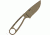 ESEE Izula Dark Earth Knife ESIDE
