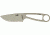 Esee Izula Desert Tan with Kit Fixed Blade Knife,cord,rings,firerod,whistle,hook,hardware,card RCIDTK