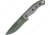 Esee Model 5 Survival Fixed Blade Knife, Sheath, 5.25in, OD Green Powder Coat Stainless, OD Green Canvas Micarta Handle RC5POD