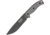Esee Model 6 Serrated Tactical Fixed Blade Knife, 5.75in, 1095 Carbon Steel, Partially Serrated, Linen Micarta Handle ES6STG