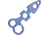 Esee WRAT Wrench Titanium Blue, 4 overall, RT002-TI