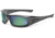 ESS Waterman 5B Sunglasses, Carbon Gray Frame, Polarized Mirrored Green Lens, Medium, EE9006-24