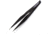 Excel Blades Hollow Handle Tweezers Black