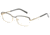 Exces Princess 142 Bifocal Prescription Eyeglasses, Black/Gold Frame, EXP142301BI