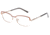 Exces Princess 142 Bifocal Prescription Eyeglasses, Brown/Rose Gold Frame, EXP142934BI