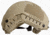 ExecDefense USA High Cut Ballistic Helmet w/ Side Rails &amp; NVG, III-A, Tan, L, EXH-09708-TL