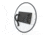 ExecDefense USA Round Riot Shield, Transparent, Standard Size, EXS-R05
