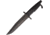 Extrema Ratio AMF Fixed Blade Knife, 13.5in Overall, 8in Black Bohler N690 SS Drop Point, Black Forprene Handle, Black Cordura Belt Sheath, 0485BLK