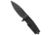 Extrema Ratio Extrema Ratio Shrapnel Fixed Blade Knife Black Forprene 3.75" Black Testudo, Black, Bohler N690, adult, BHQ-46518