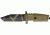 Extrema Ratio Fulcrum C Fixed Blade Knife, 4.25in, Serrated Tanto, Desert Warfare Tan Forprene Handle EX150FCDW