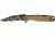 Extrema Ratio MPC Folder Folding Knife, 4.5in, Serrated Clip Point, Desert Warfare Aluminum Handle EX136MPCDW