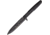 Extrema Ratio Requiem Fixed Blade Knife, 9.25in Overall, 4.5in Black Mil-Spec Coated False Edge N690 SS Stiletto Style Blade, Black Forprene Handle, Black Nylon Molle Compatible, Black, 04.1000.478BLK