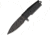 Extrema Ratio Shrapnel OG FH Black Fixed Blade Knife, 4.25in, Bohler N-690 Steel, Standard Edge, Drop Point, Handle EX0112BLK