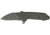 Extrema Ratio Small Folder Folding Knife, 4.25in, Cobalt Stainless Drop Point, Black Anodized Aluminum Alloy Handle EX133MFO