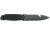 Extrema Ratio Ultramarine Fixed Blade Knife, 5.625in, Serrated, Black Textured Polyamide Handle EX320