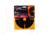 EZ-Aim Adhesive Splash Bullseye Target, Orange, 6X6, 15255