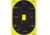 EZ-Aim Allen Non-Adhesive Paper Splash Shooting Targets Handgun Trainer 12.5x18.25in Black/Chartreuse 100/ct, 15445