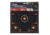 EZ-Aim Allen Reactive Sight Grid Paper Shooting Target, 12x12in, 10-Pack, Black/Orange, 15314-10